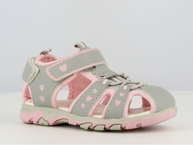 Picture of B609850-GIRLS HIGH QUALITY CASUAL SMART SANDALS WITH VELCRO